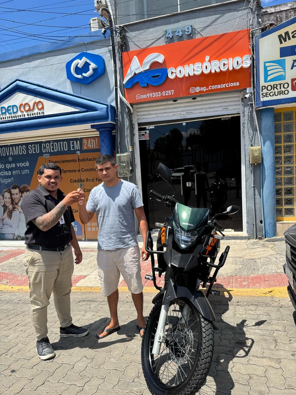 Cliente AG Consórcios contemplado